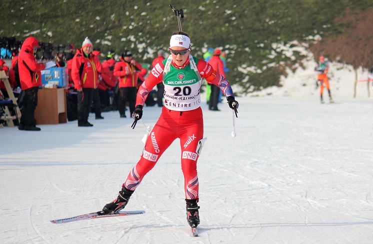 Sigrid Bilstad Neraasen, jaktstart JR-VM Minsk. 