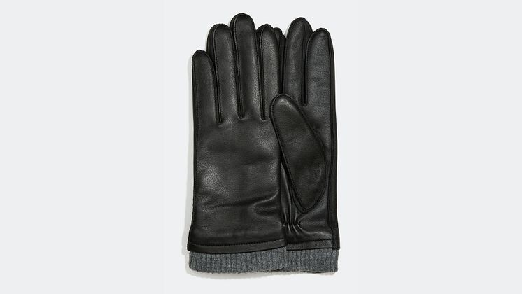 Touchscreen leather gloves - 349 kr