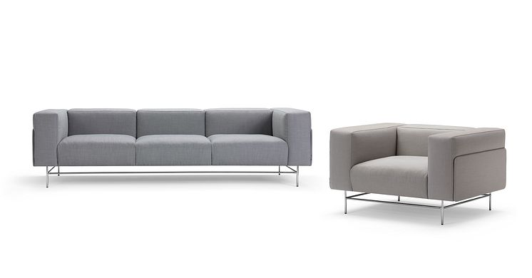 Avignon sofa and easy chair designed by Christophe Pillet