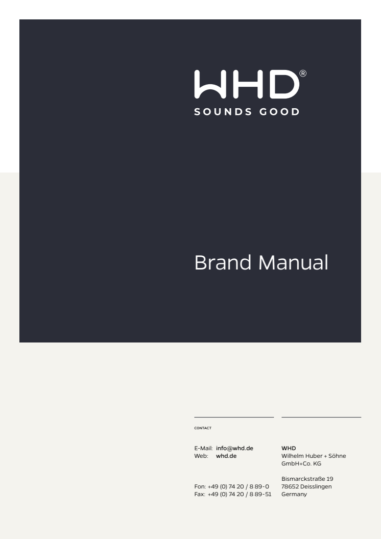 WHD Brand Manual