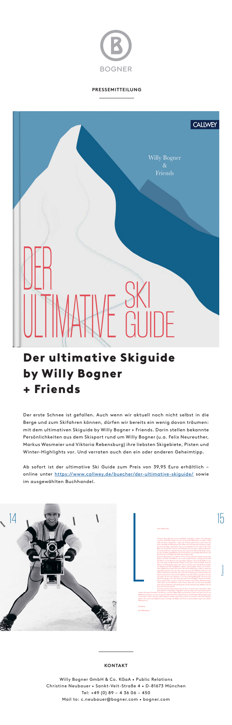 The ultimate ski guide by Willy Bogner and Friends