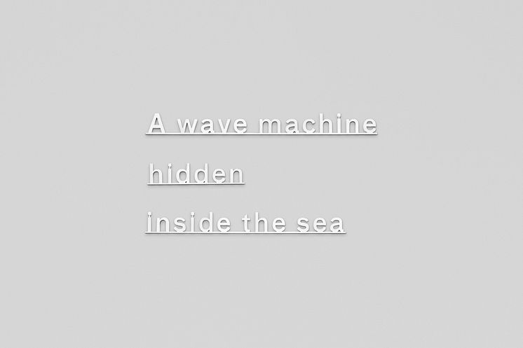 Katie Paterson - A Wave Machine Hidden Inside the Sea 