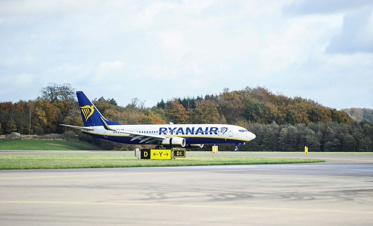 Ryanair åter på Malmö Airport