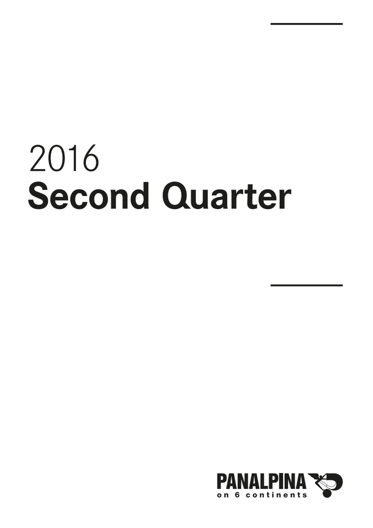Half-Year Results 2016 – Consolidated Financial Statements