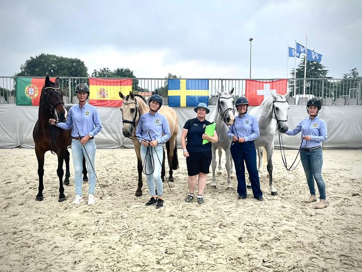 Team Sweden VM working equitation 2022