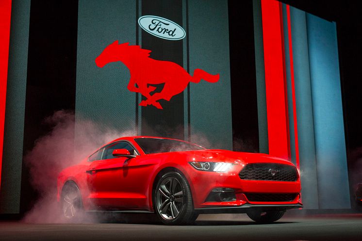 Nye Ford Mustang lanseres i Europa i 2015.