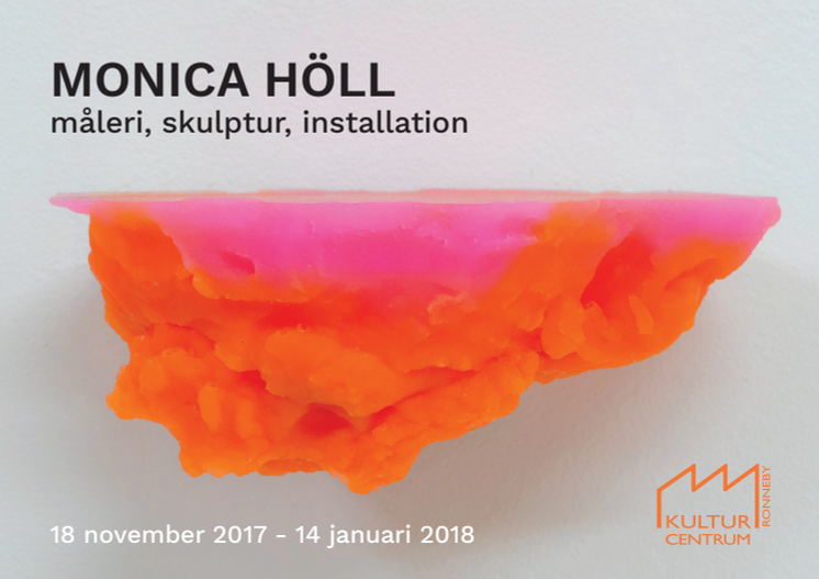 Vernissagekort - Monica Höll på Kulturcentrum 2017
