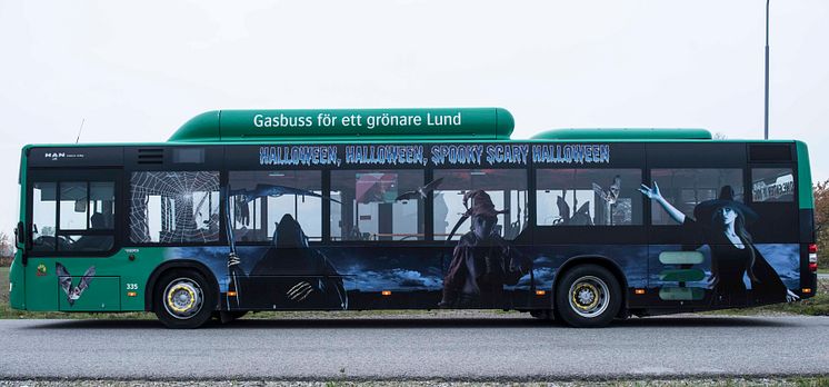 Årets Halloweenbuss i Lund