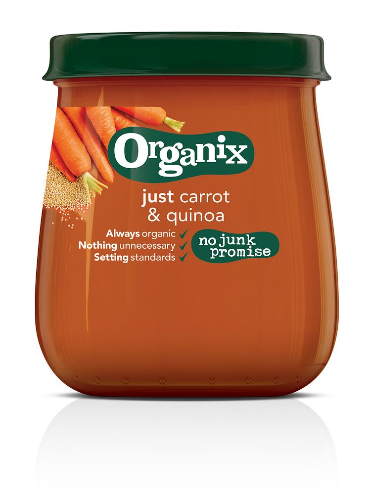 Organix just carrot & quinoa