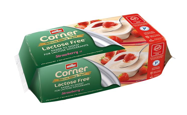 Müller Corner Lactose Free Strawberry