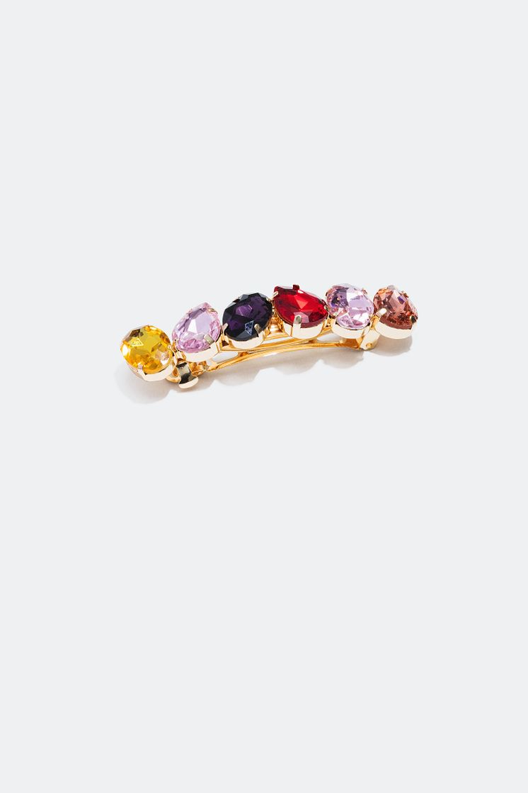 Hair Clip with glass stones