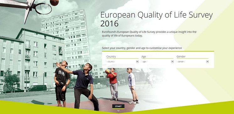 European Quality of Life Survey 2016 Interactive page