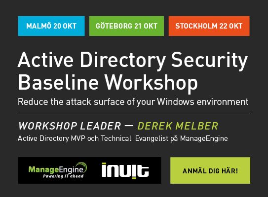 Active Directory Security Baseline Workshop Roadshow