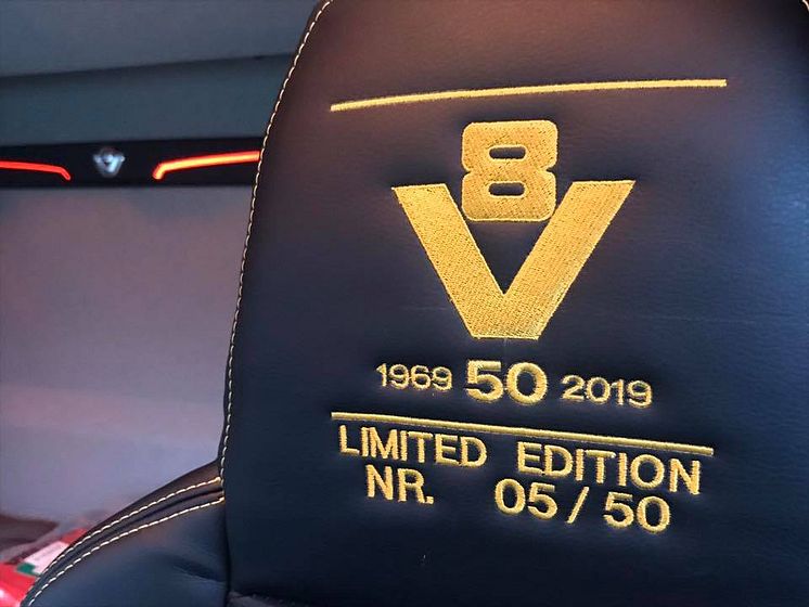 V8 Limited Edition #5 leveret til Kineseren