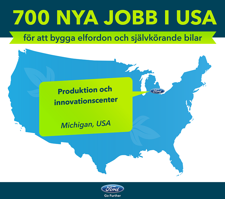 700 nya jobb i samband med satsning på anläggning i Michigan, USA.