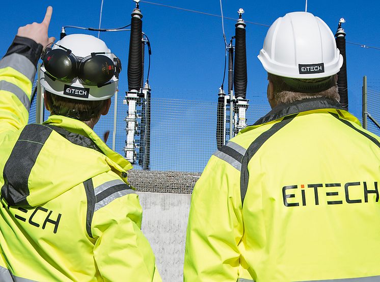 Eitech bygger en ny transformatorstation till Vattenfall Eldistribution 