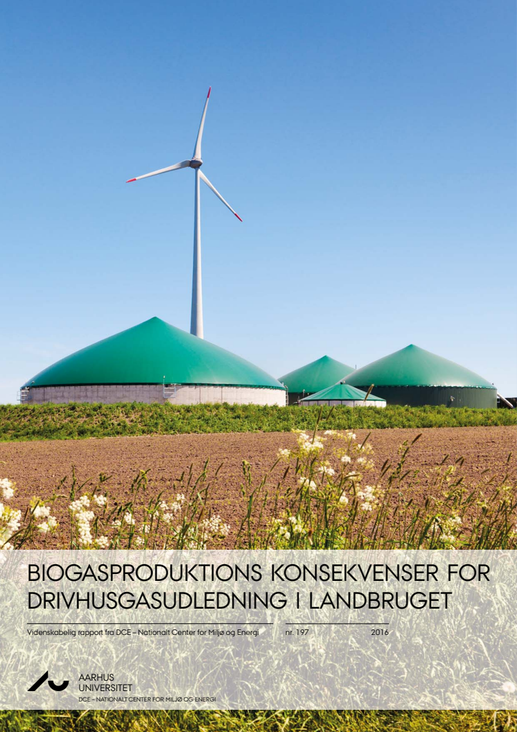 Biogasproduktions konsekvenser for drishusgasudledning i landbruget