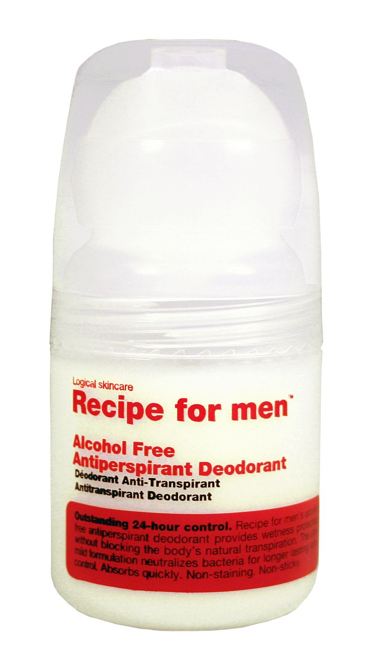 Recipe for men Antiperspirant Deocorant