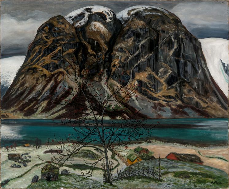 Nikolai Astrup: Kollen / Barren Mountain, olje på lerret, 1905–1906