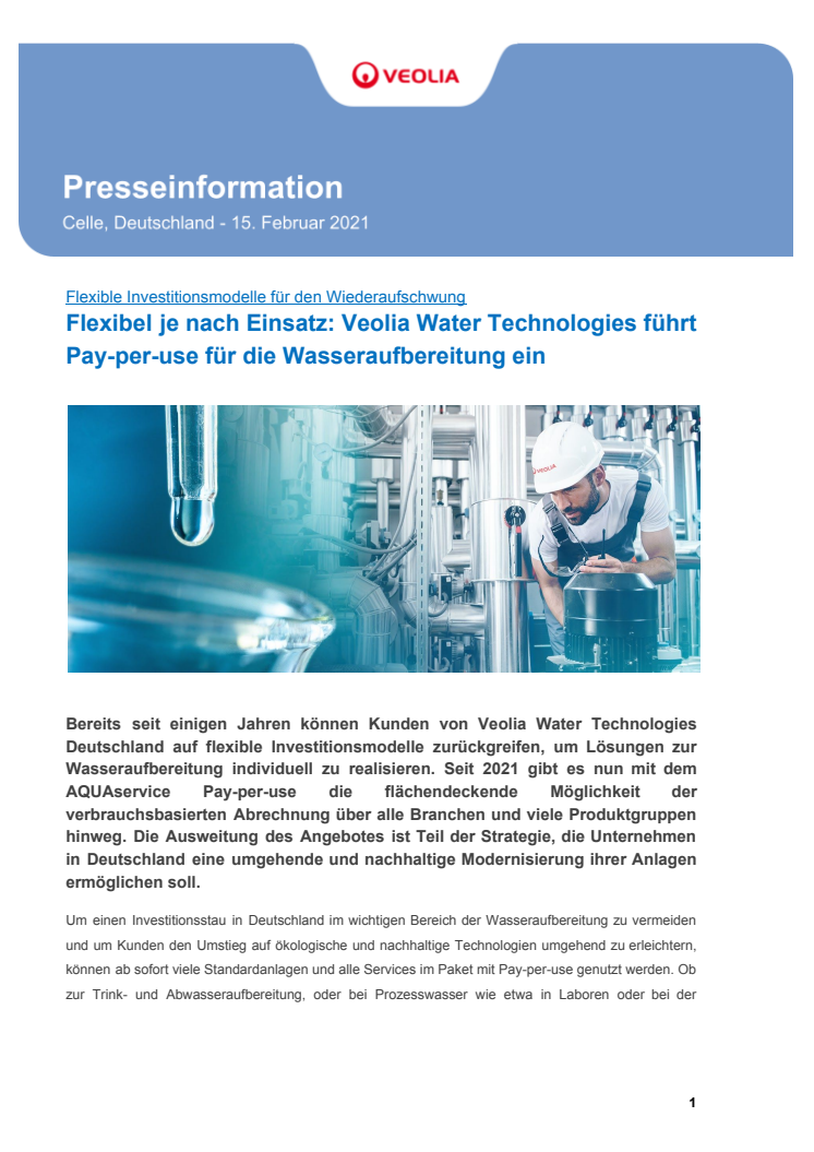 57007_PM Flexibel je nach Einsatz_ Veolia Water Technologies führt Pay-per-use für die Wasseraufbereitung ein.pdf