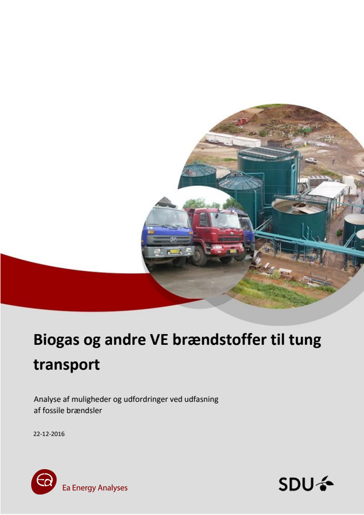 Biogas og anden VE til tung transport