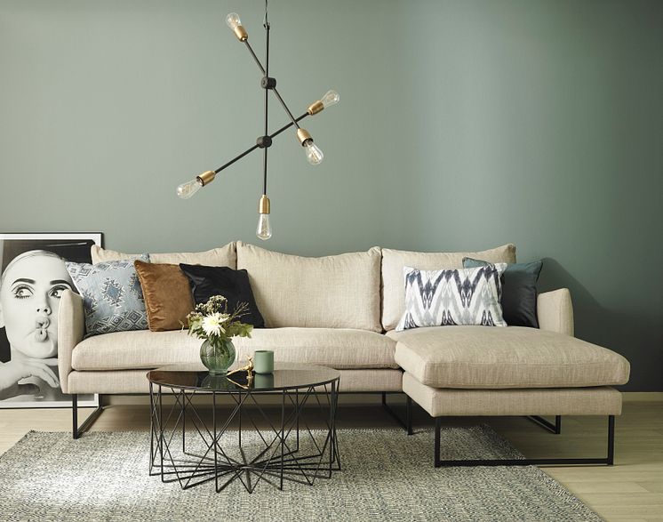 New York 3-sits soffa med divan