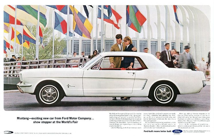 Orders Ford-Mustang reklame