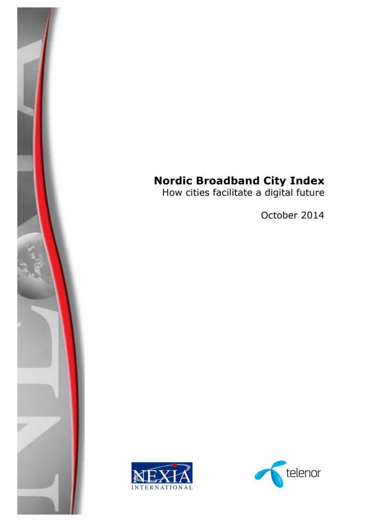 Nordiskt bredbandsindex 2014