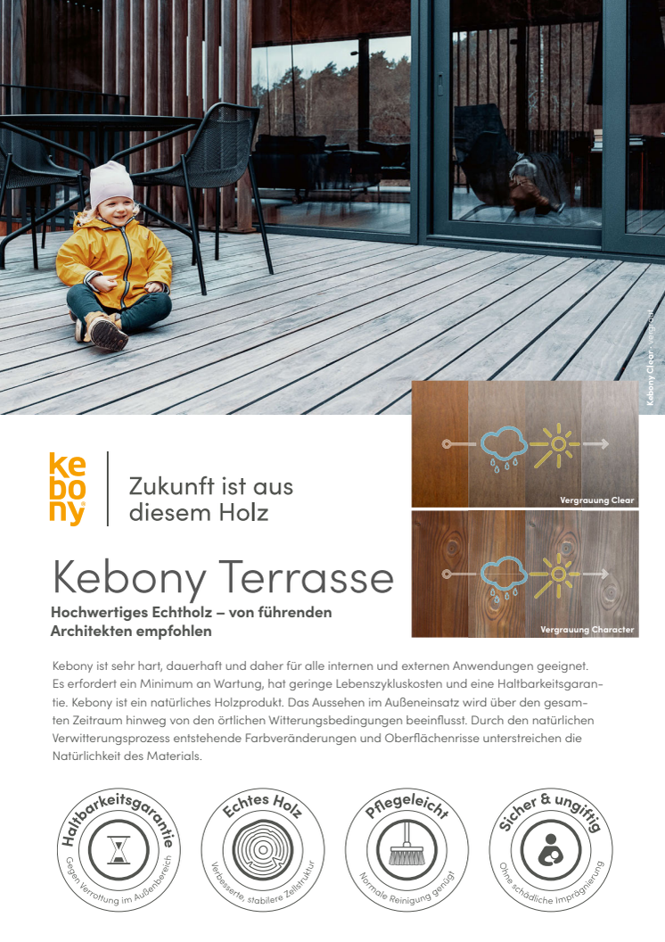 Übersicht Kebony Produkte Terrasse 2020