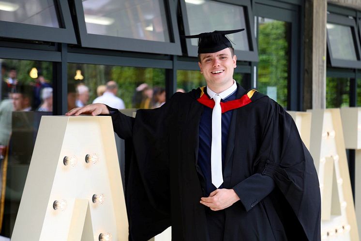 Northumbria University Maths graduate Jack Clare