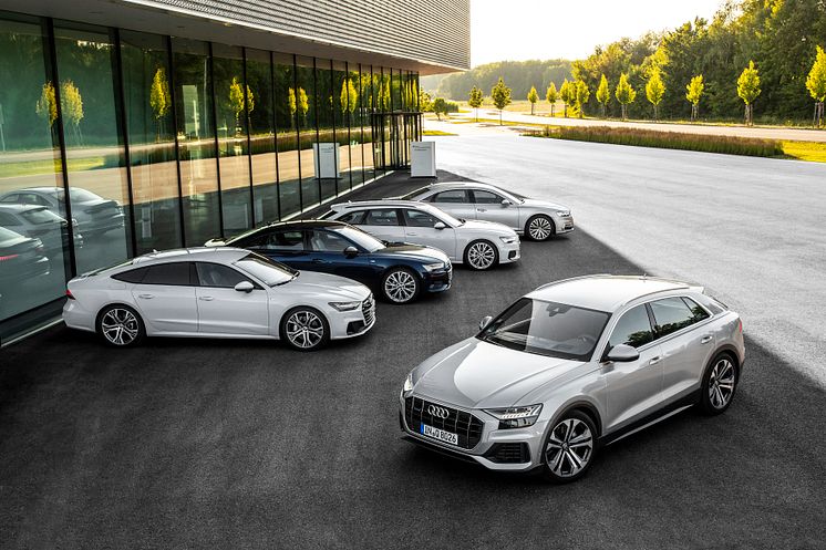 En ny generation Audi A8, A7, A6 och Q8