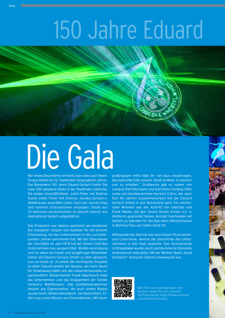 150 Jahre Eduard Gerlach GmbH - die Gala