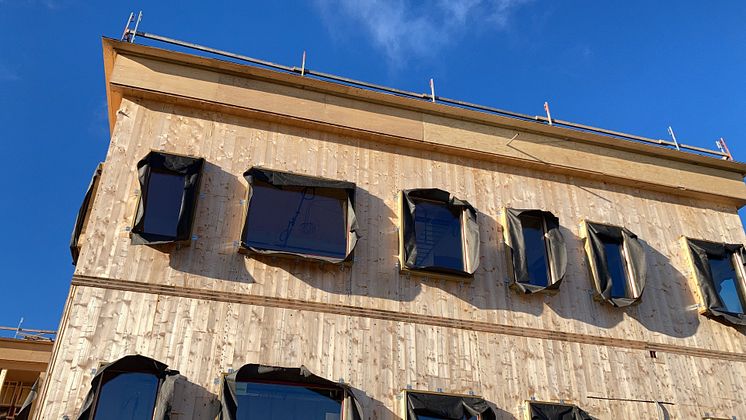 Træbyggeriet ved Sophie Radich Skolen i Norge blev reddet af sensorerne fra Woodsense