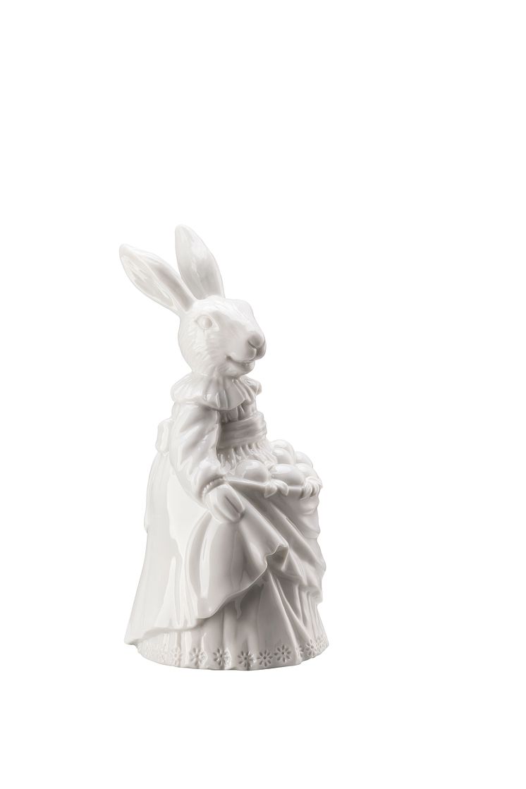 HR_Rabbit_figurines_white_Rabbit_woman_with_eggs