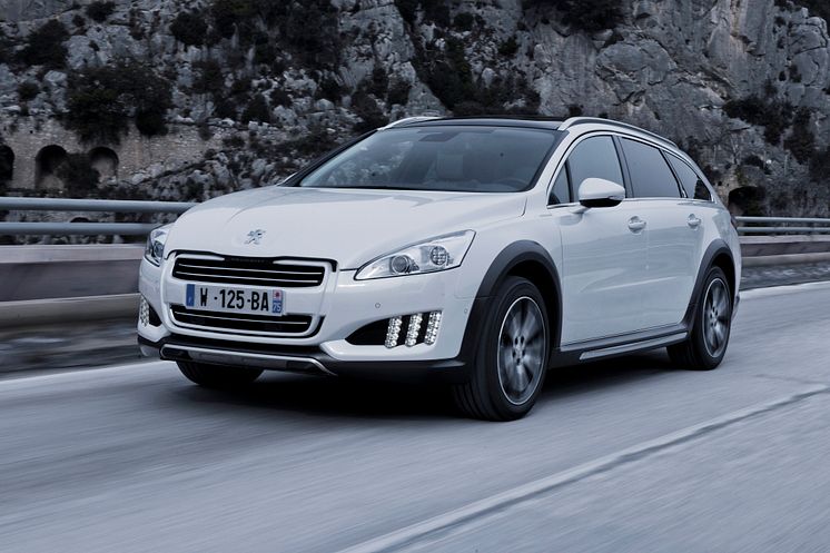 Peugeot leder loppet mot låga koldioxidutsläpp - Peugeot 508 RXH