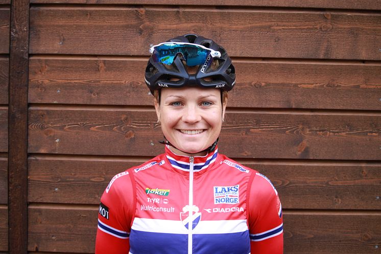 Emilie Moberg på sykkellandslaget 2017