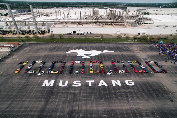 Ford Mustang nummer 10 millioner 2018