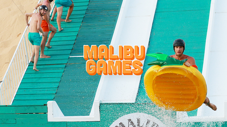 Wasserrutschen Challenge bei den Malibu Games - würdest du da runterrutschen?