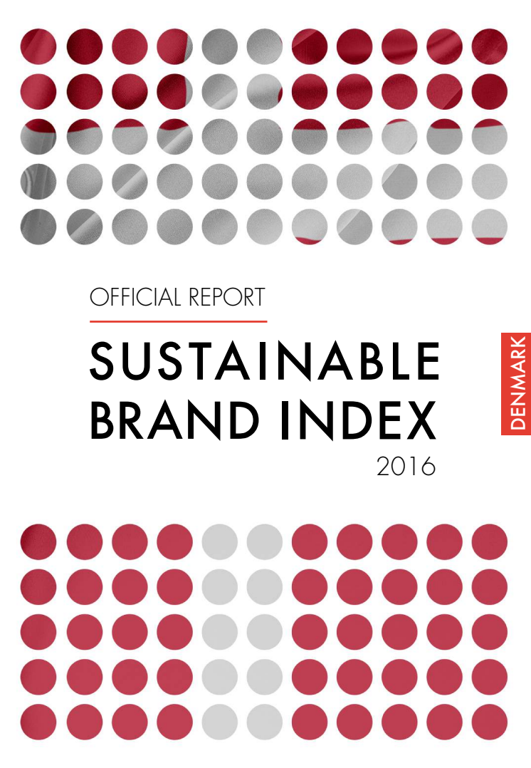 Sustainable Brand Index 2016 - Official Report Denmark