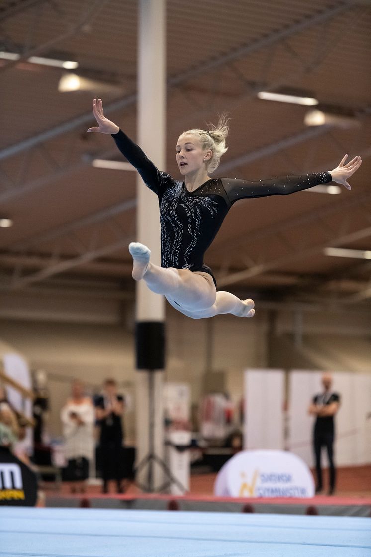 Ida Staafgård vann tre grenguld, kvinnlig artistisk gymnastik