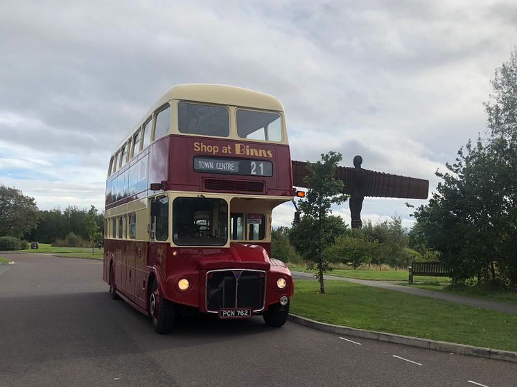 Extra buses, including a classic 1964 Northern General Routemaster, deployed to keep people moving as schools return