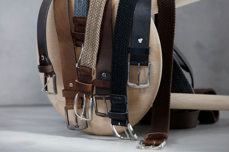 5776 Leather belt 28mm & 5779 Textile belt w. leather
