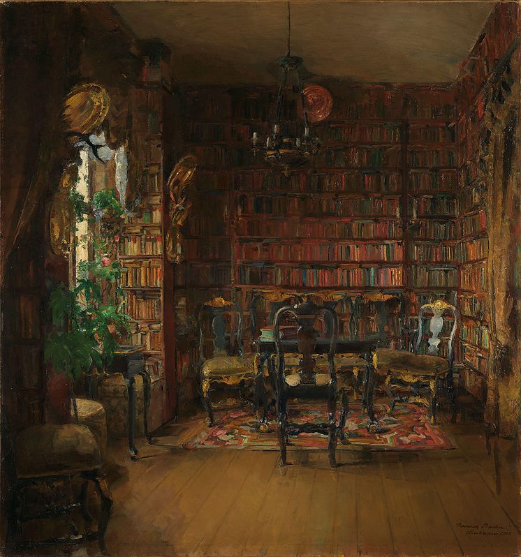 Harriet Backer, «Thorvald Boecks bibliotek», 1902