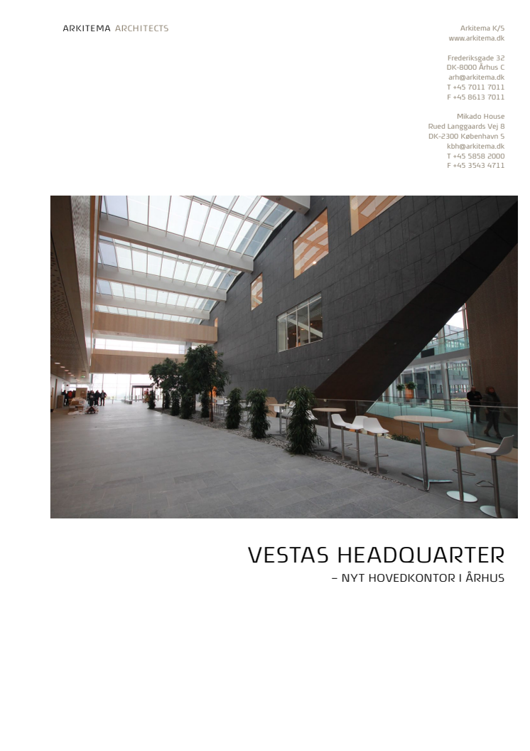 Vestas HQ - Fakta