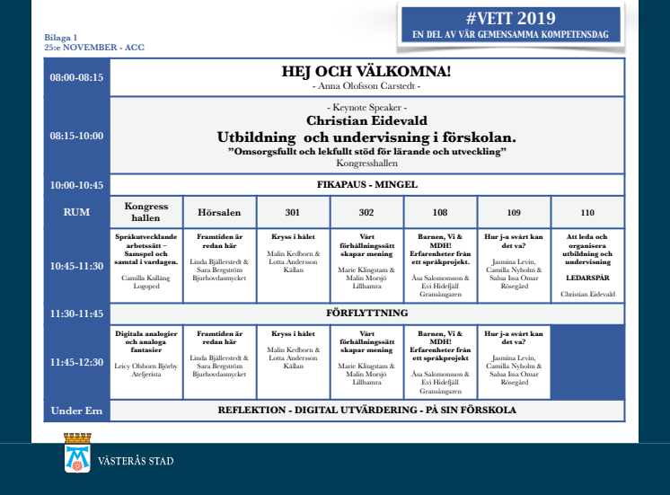 Program till #VETT2019