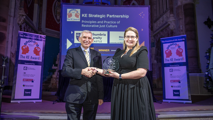 Northumbria University wins PraxisAuril KE Strategic Partnership award