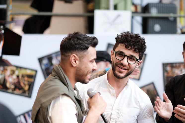 Moe Agha och Anas Baker, deltagare i Copenhagen Barber Battle 2019