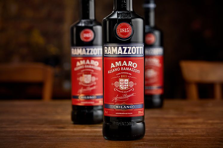 Das neue Flaschen Design - Ramazzotti Amaro 