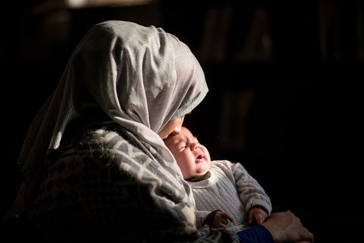 Förtvivlat läge för kvinnor och barn på sjukhusen i västra Mosul