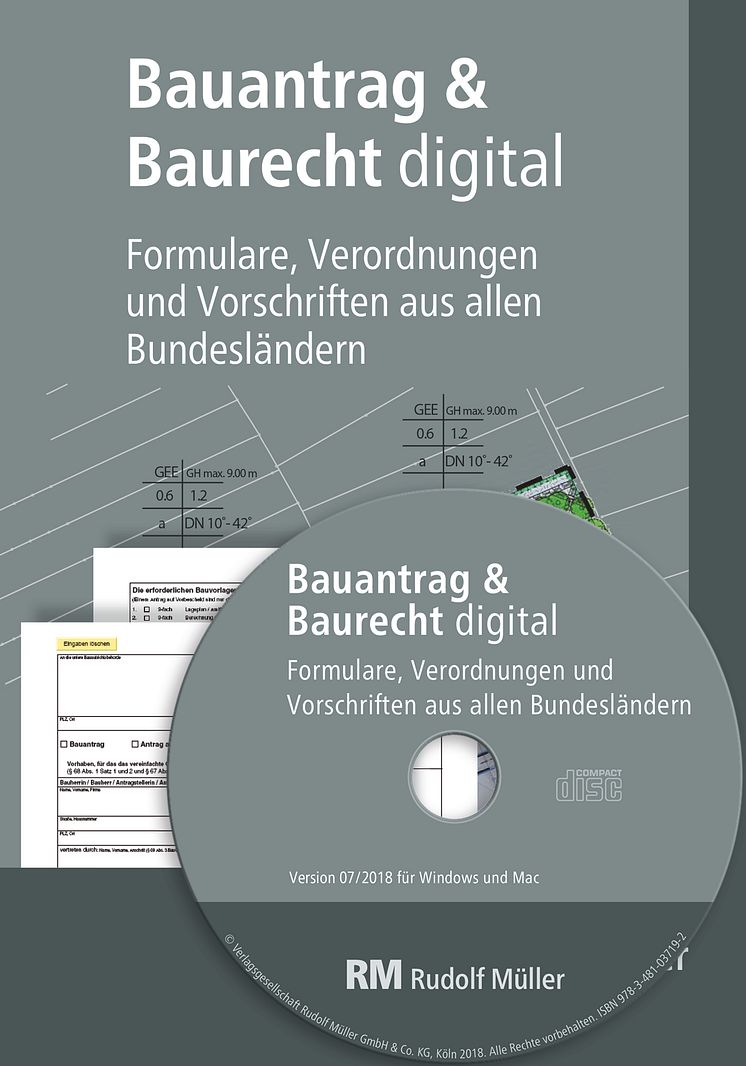 Bauantrag & Baurecht digital (2D/tif)